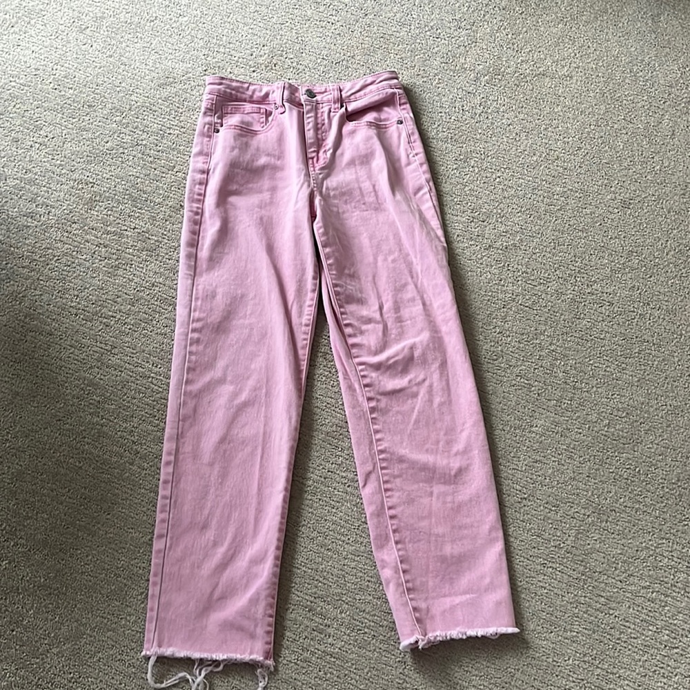 Pink Tilly’s jeans. Worn once